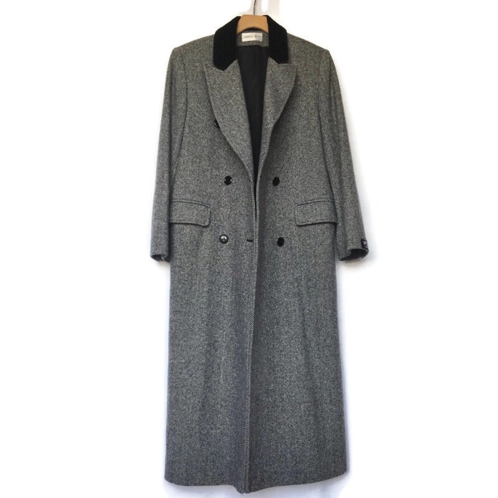 Vintage Charles Klein Wool Blend Trench Coat
